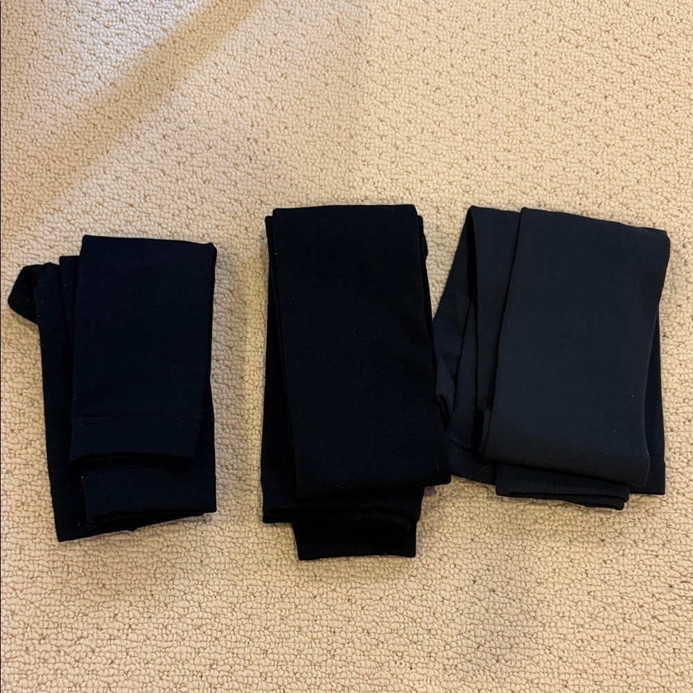 Black Leggings Trio